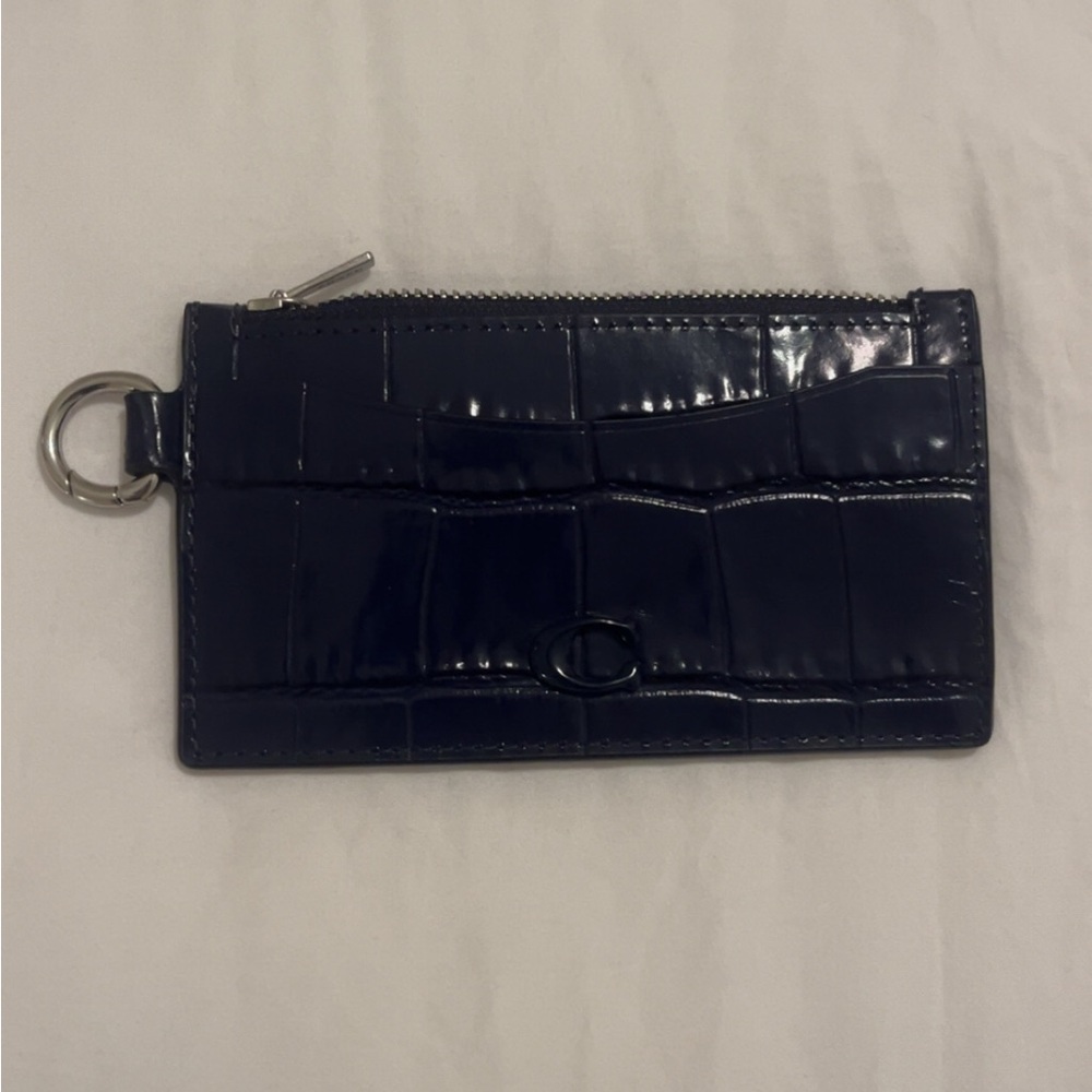 Coach Embossed Leather Wallet